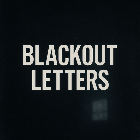 Blackout Letters