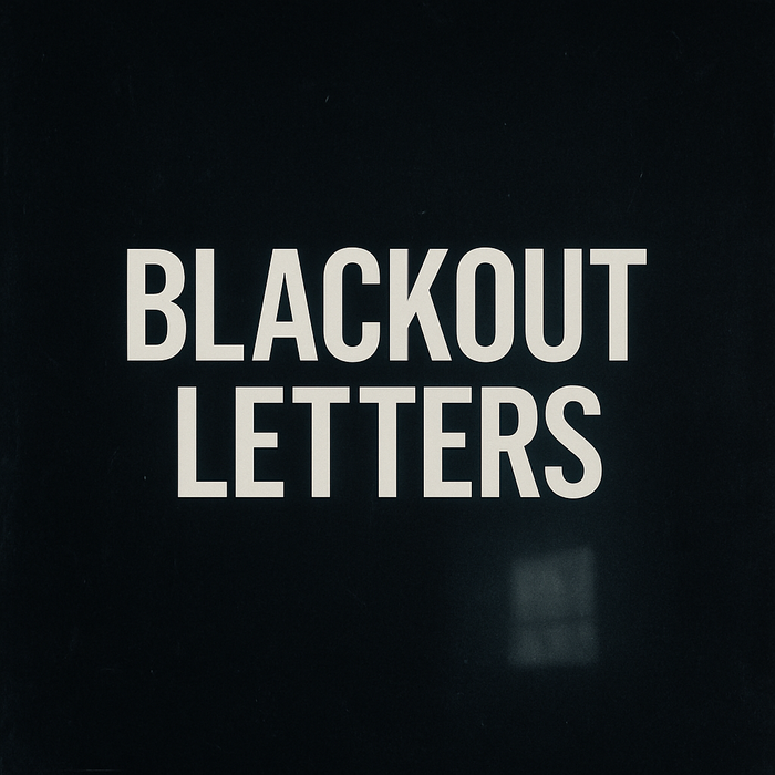 Blackout Letters